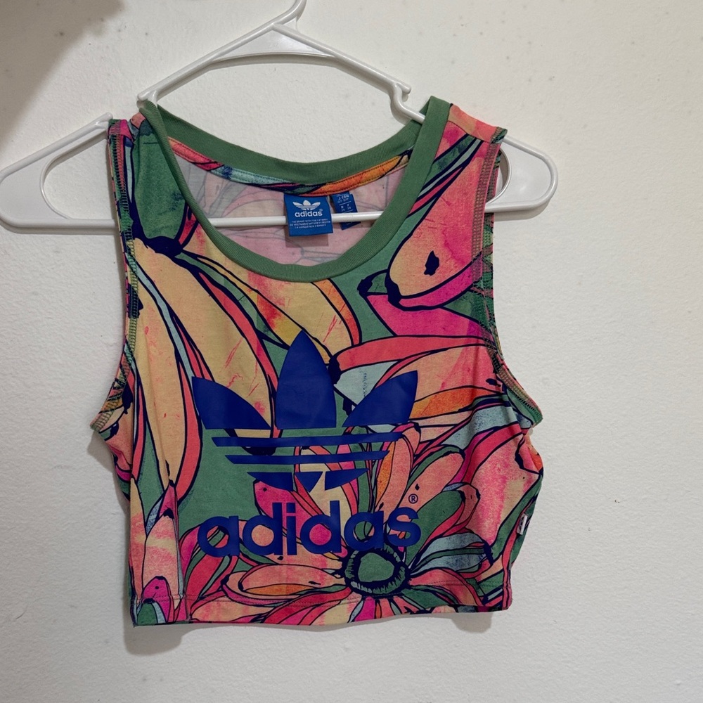 Adidas Multicolor Floral Tank Top